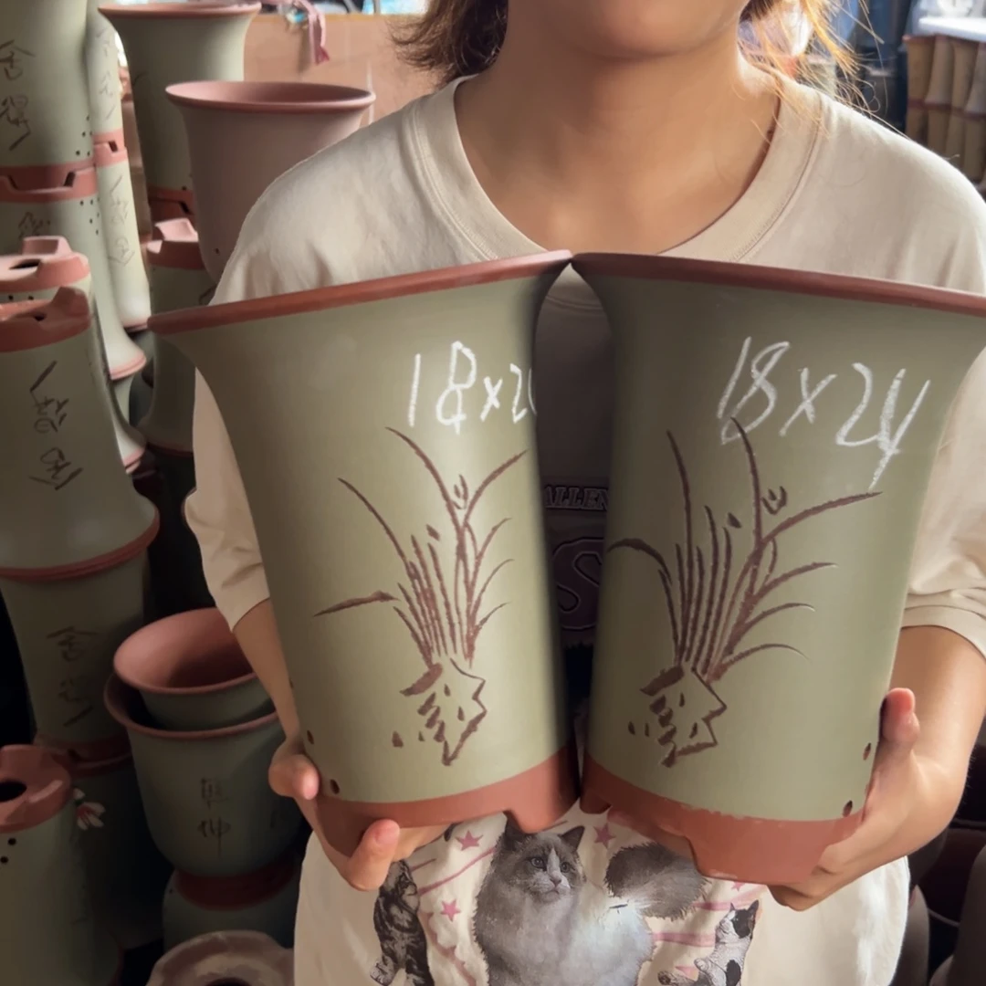 宜兴川阁紫砂花盆