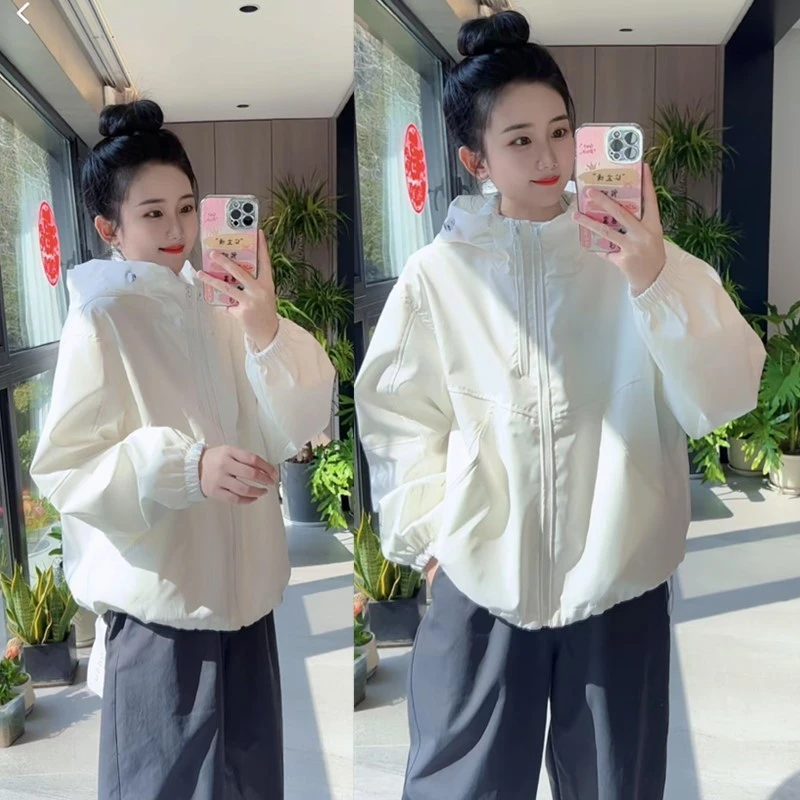 2025新款早春季外套女初春款流行双拉链设计爆款冲锋衣款式上衣潮