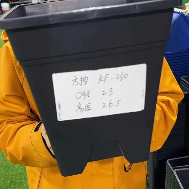 特价方盆口23高26黑色无托5只