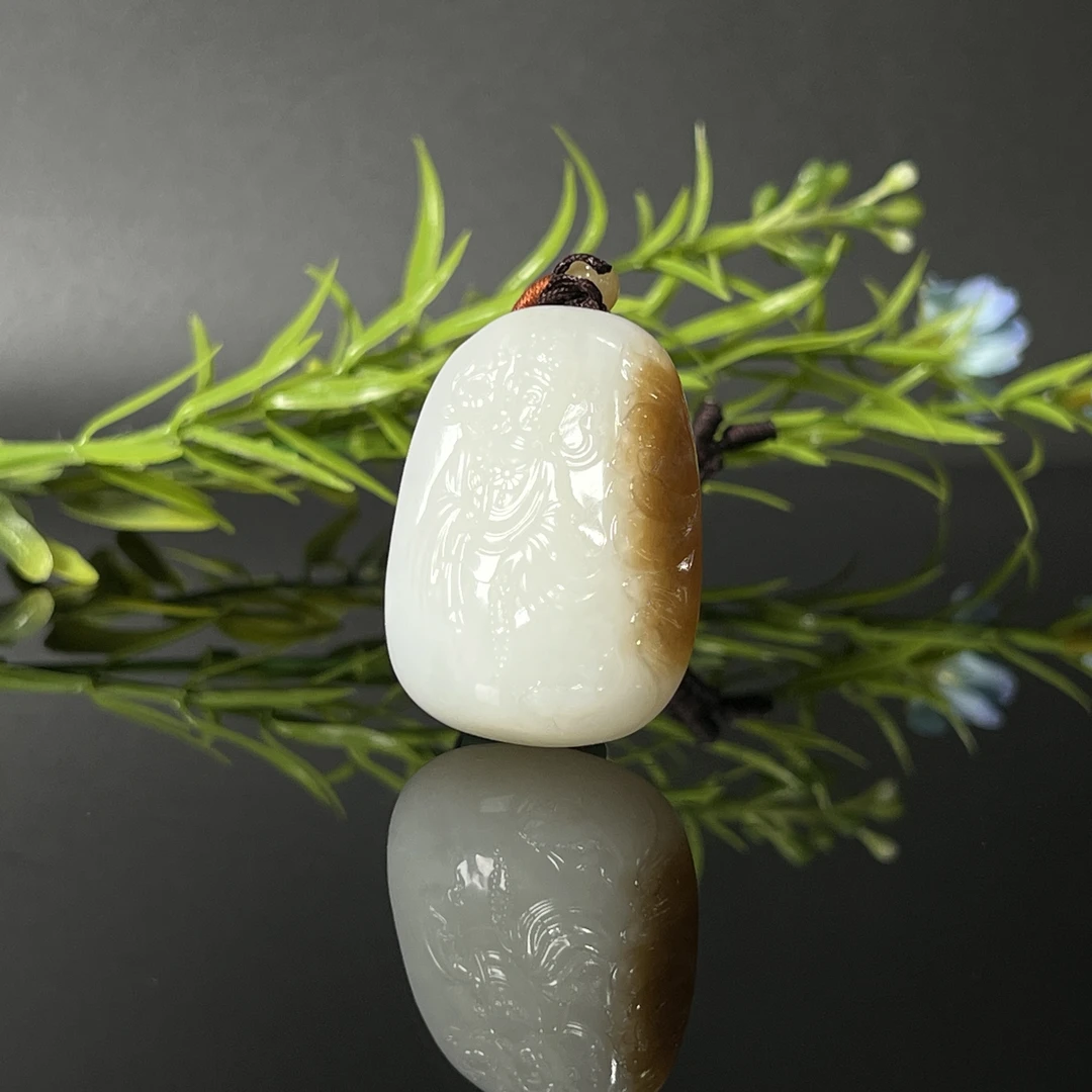 1222GC6604和田玉挂件