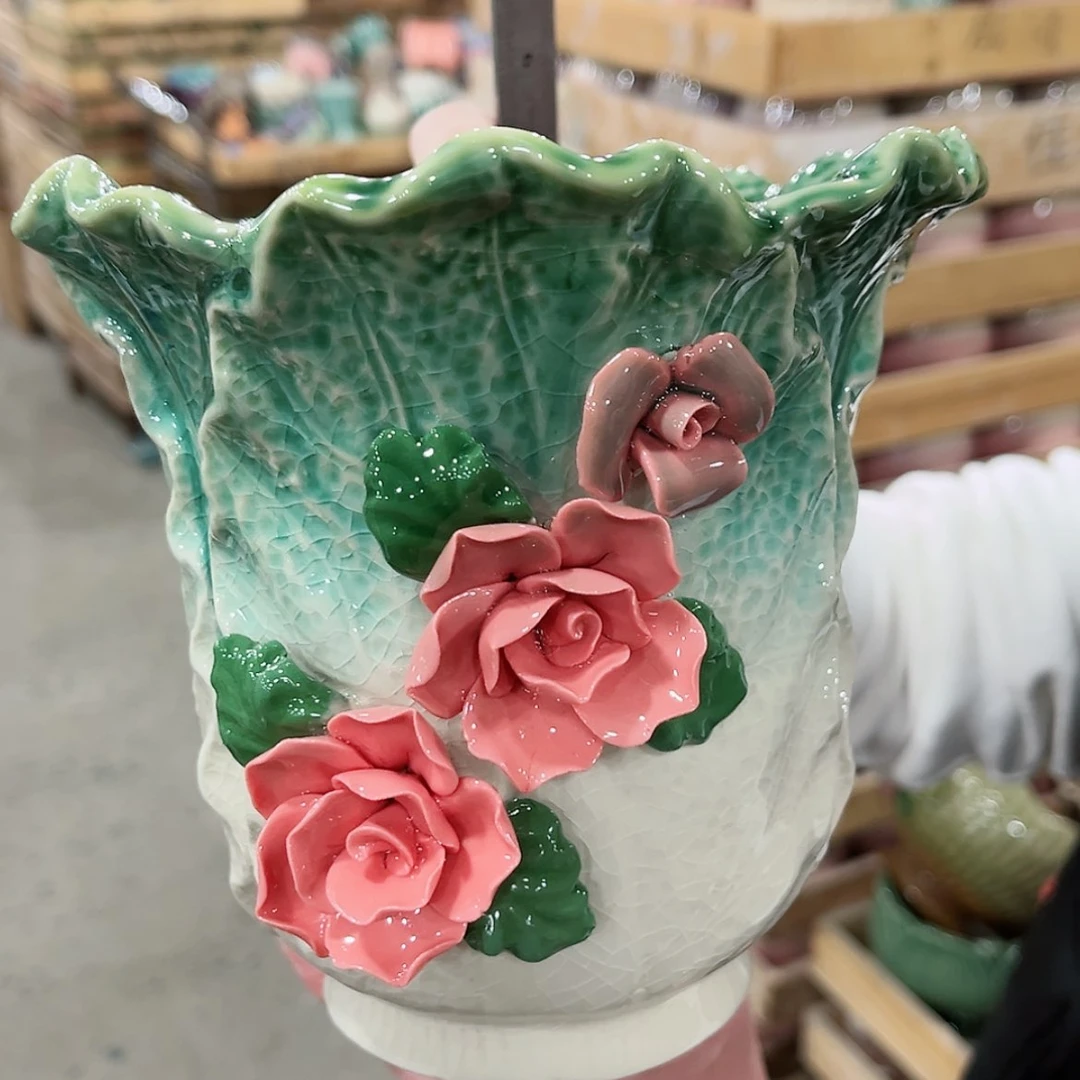 【闪购商品】陶瓷陶瓷多肉植物花盆