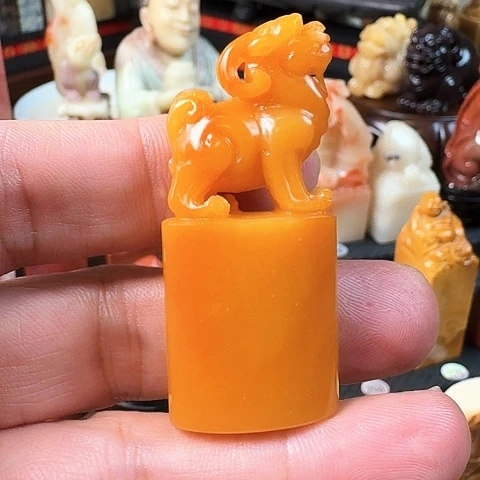 薇***坊寿山石寿山连江黄