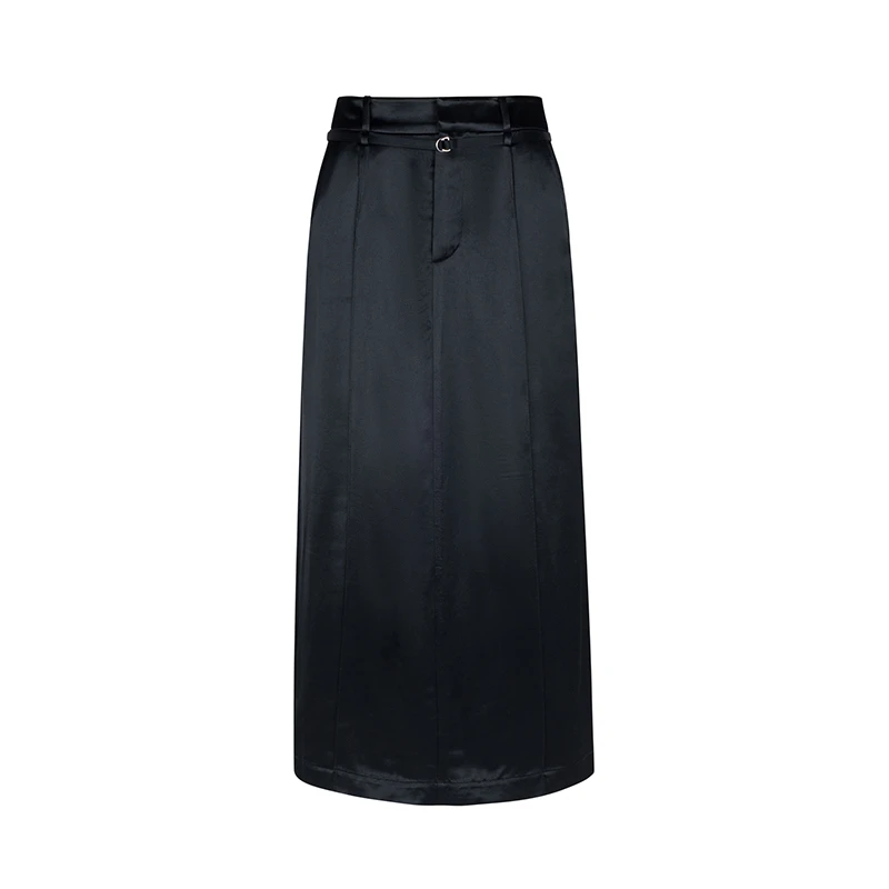 【直播专享】商场同款夏季新品醋酸直筒半身裙N164B42596