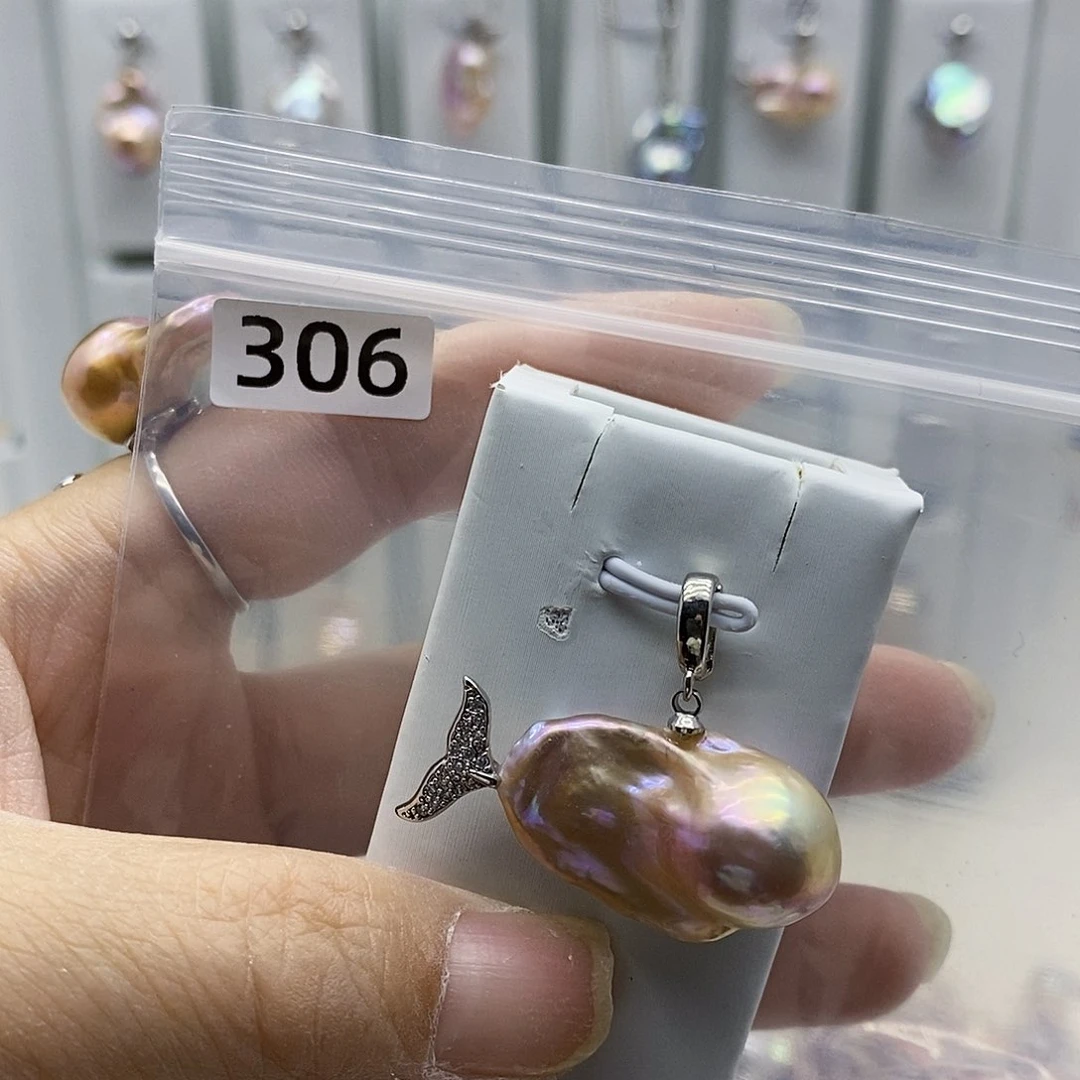 颈饰合金淡水珍珠
