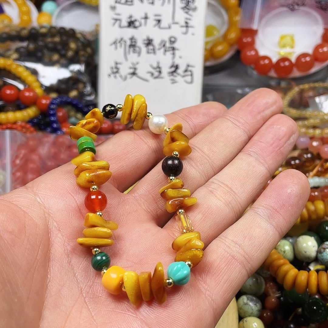 未***有玛瑙/玉髓未镶嵌手链54060