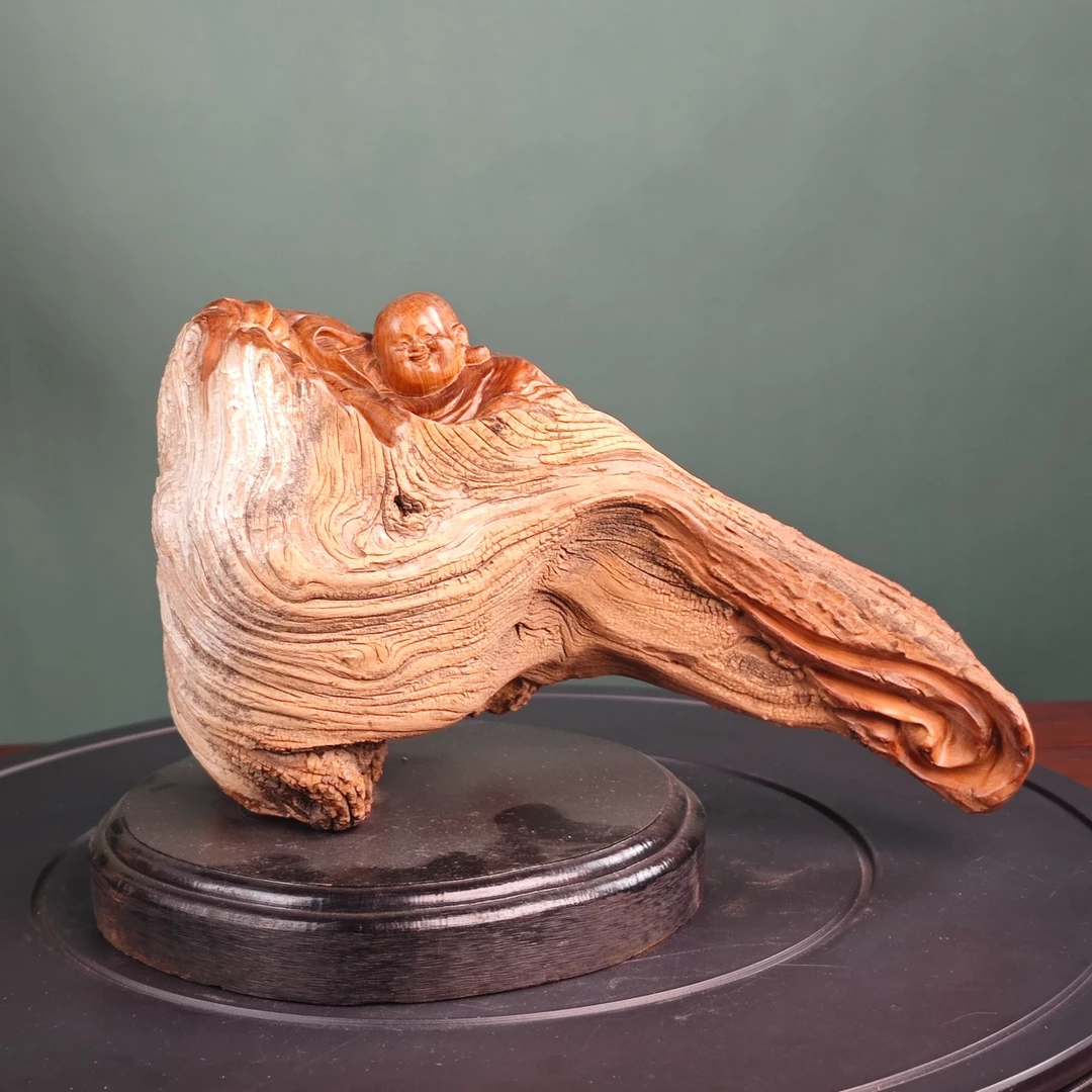 崖柏手工雕刻摆件