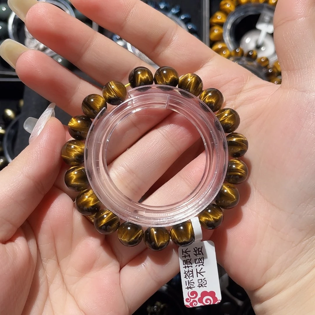 w***t木变石（虎睛石）手链未镶嵌