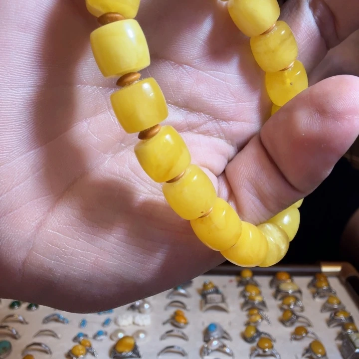 树脂纯铜索南措姆手链