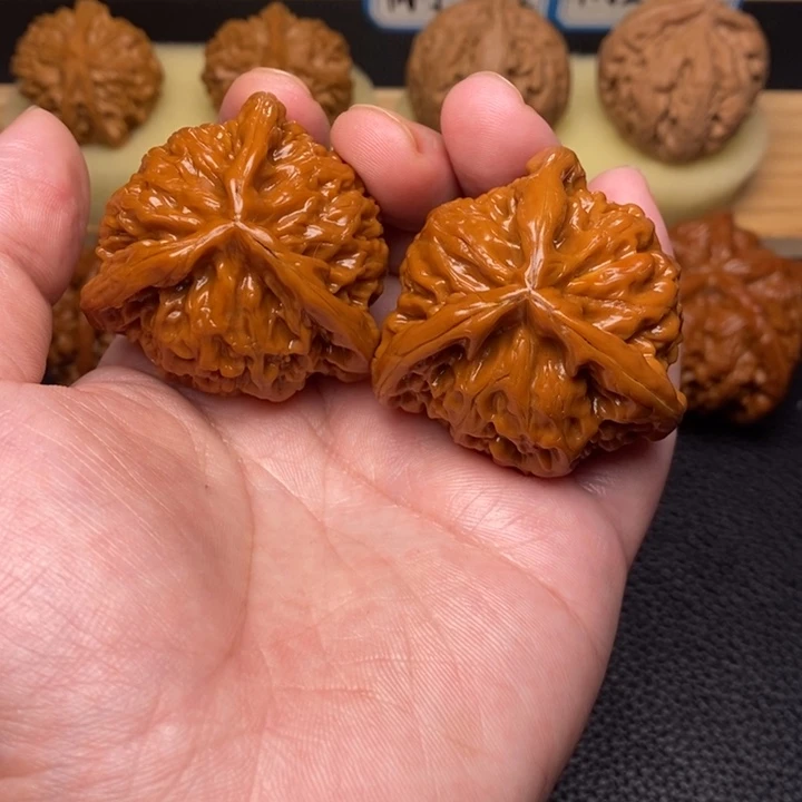 把件文玩核桃嚒*工艺三棱
