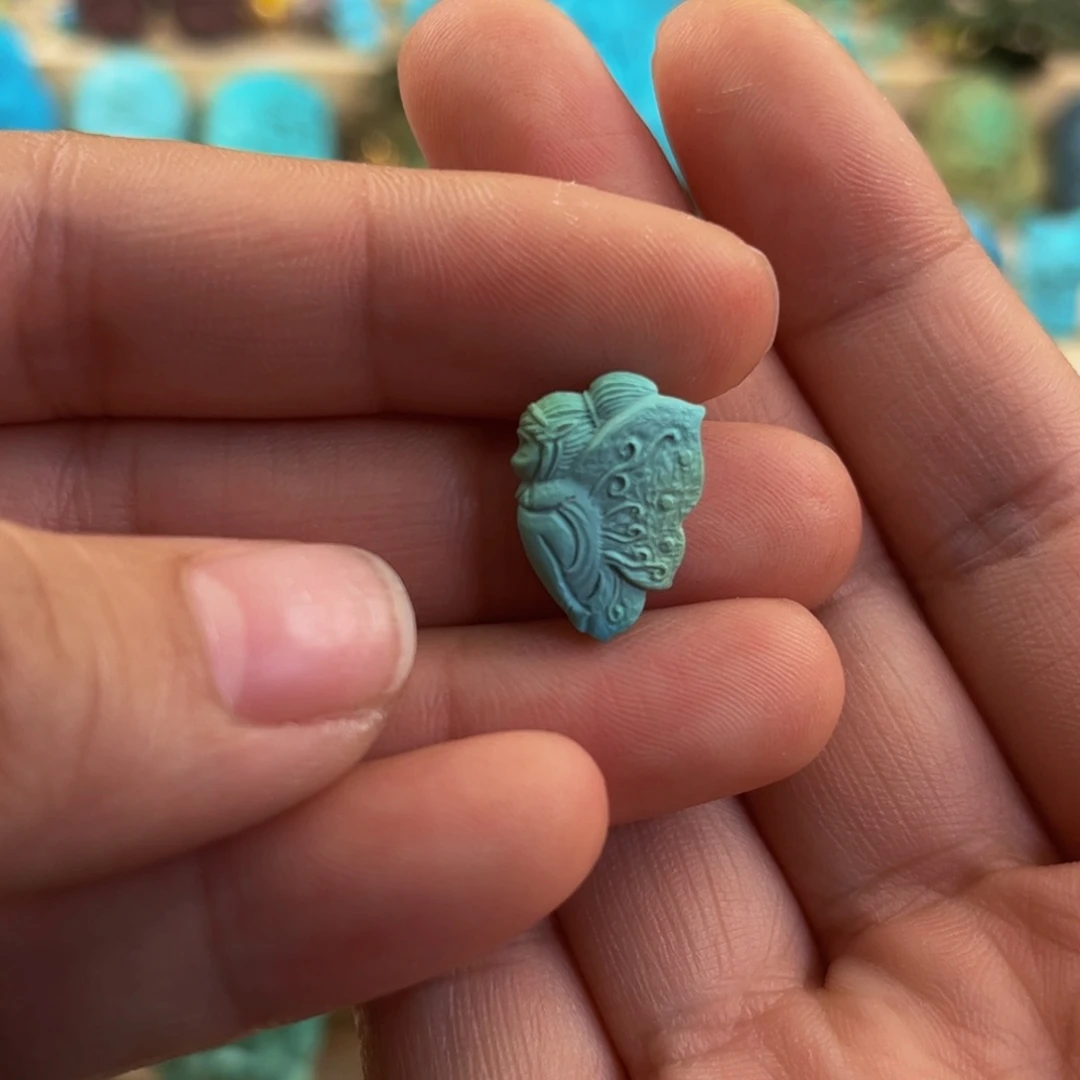 绿松石未镶嵌配饰