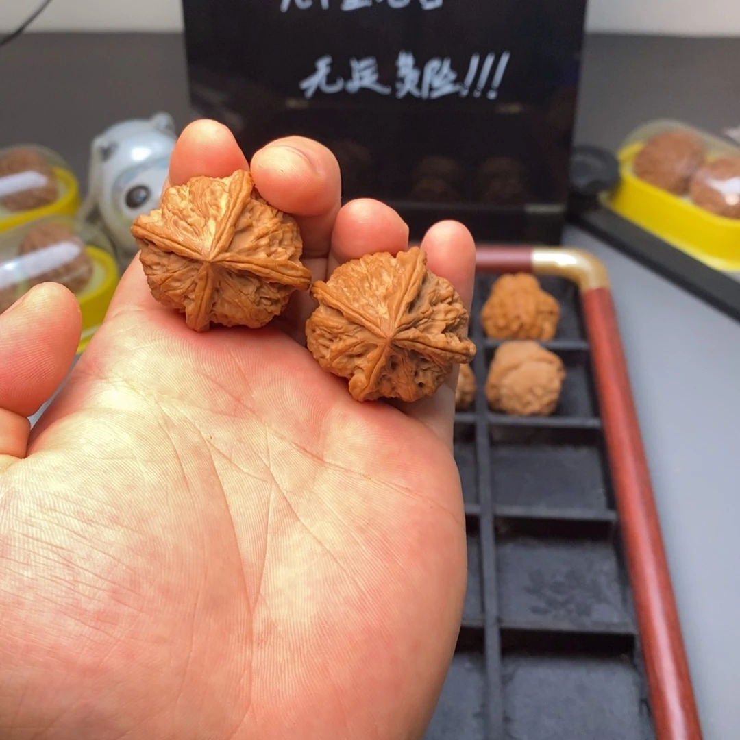 文玩核桃把件39全品玉玺四棱