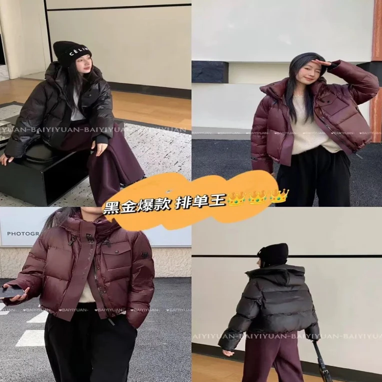 邹先森1951-31杭州高品质黑金外套品牌厂家连帽百搭韩版加厚洋气