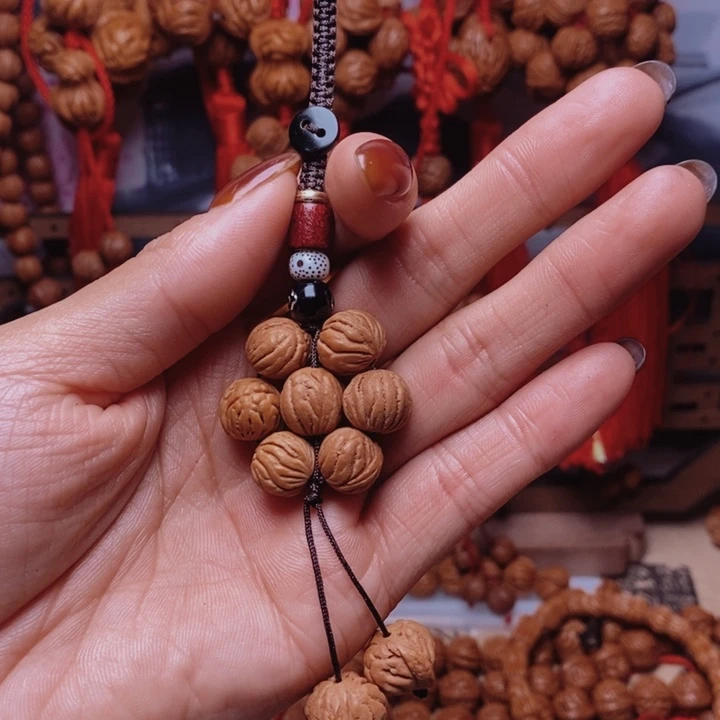 吊坠桃核龙纹桃枭