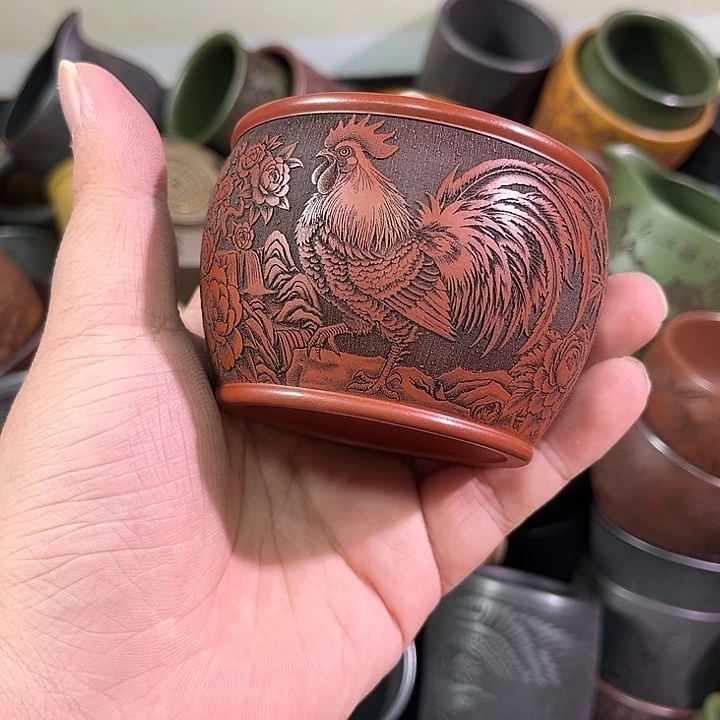 茶杯紫砂全手工紫砂主人杯