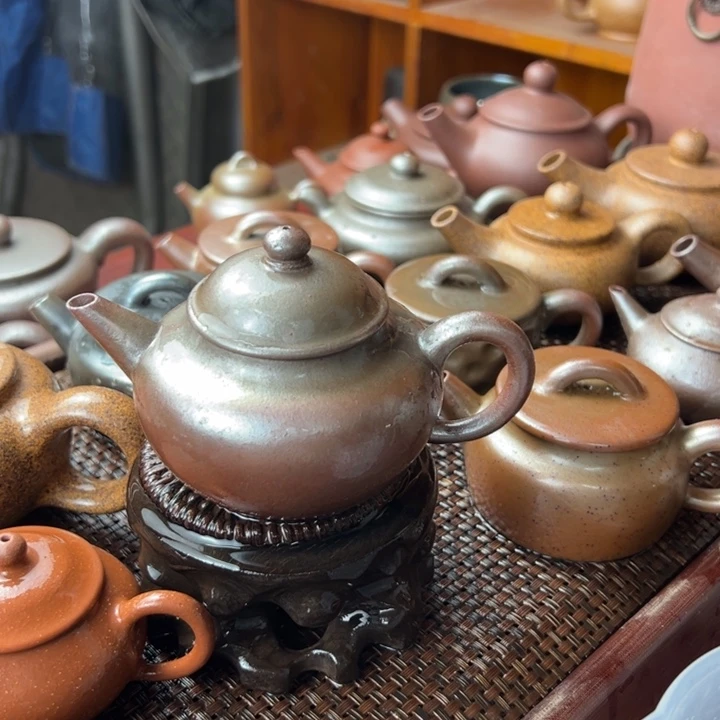 紫砂茶壶琰*说紫砂壶瑕疵匣钵柴烧