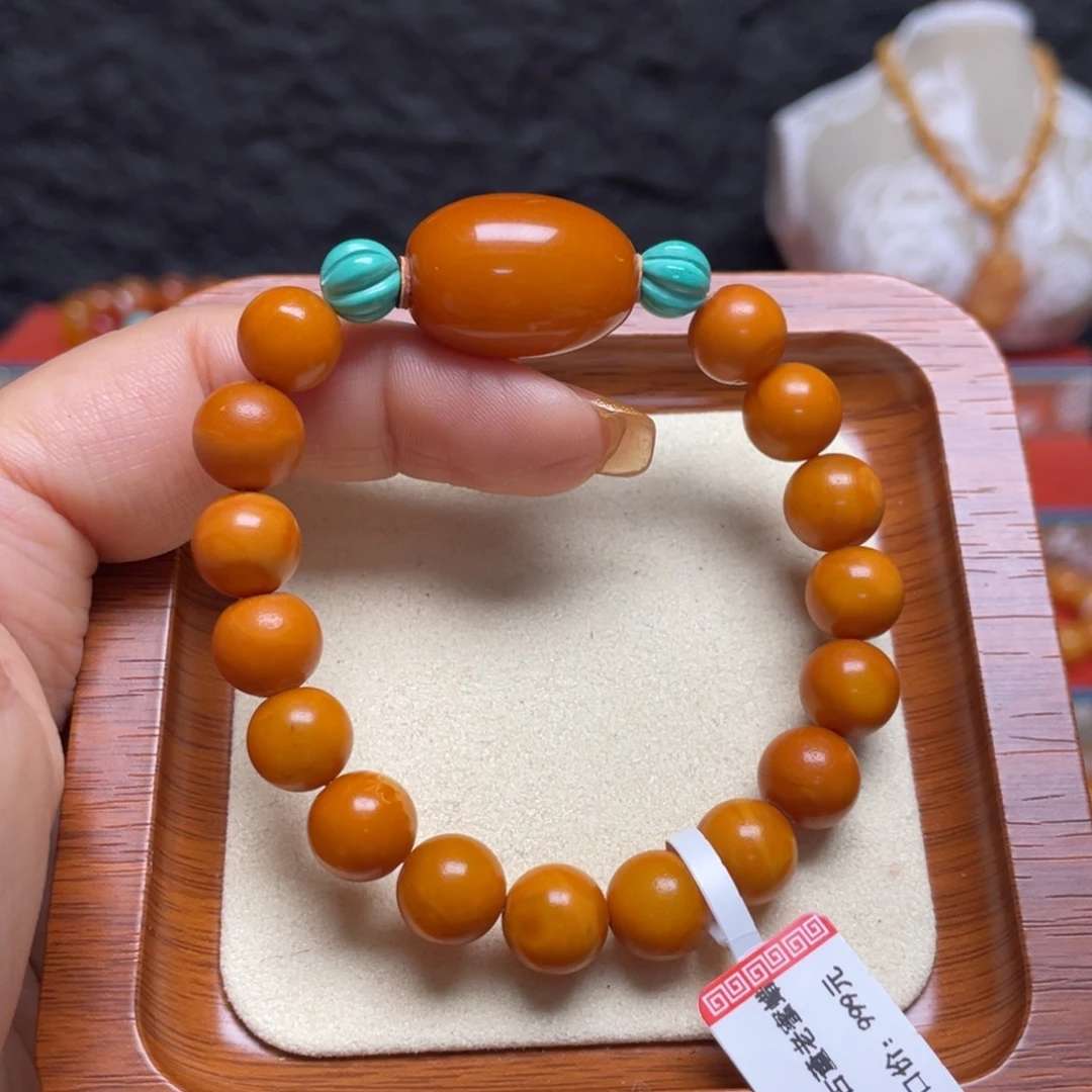 蜜蜡未镶嵌手链手串
