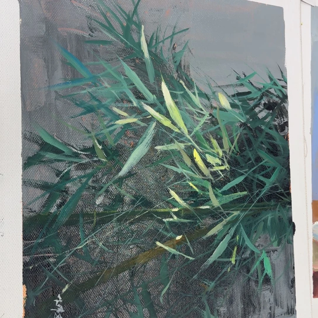 油画你在我心里是个