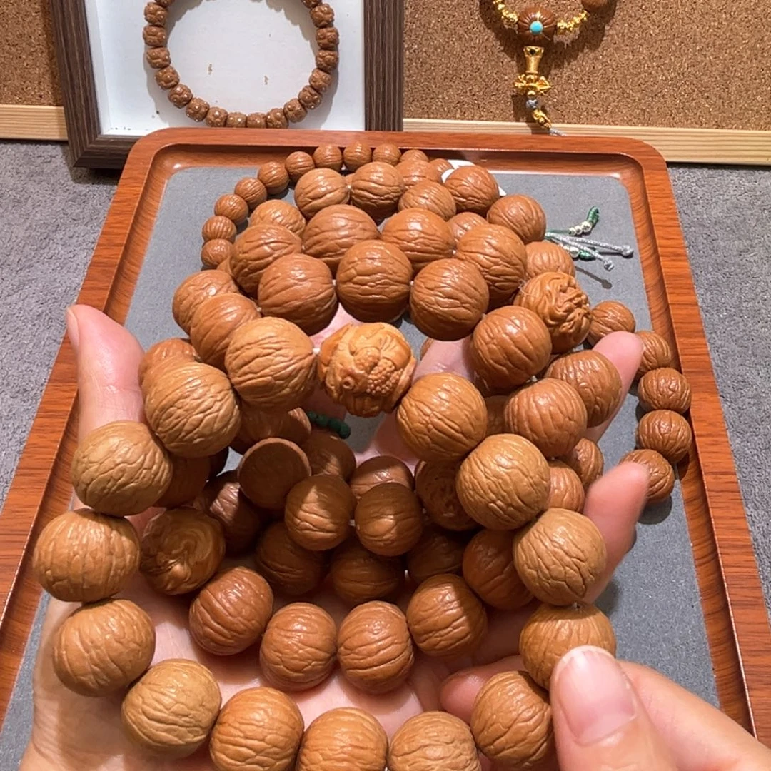 手串猴头核桃聚宝盆微瑕手串