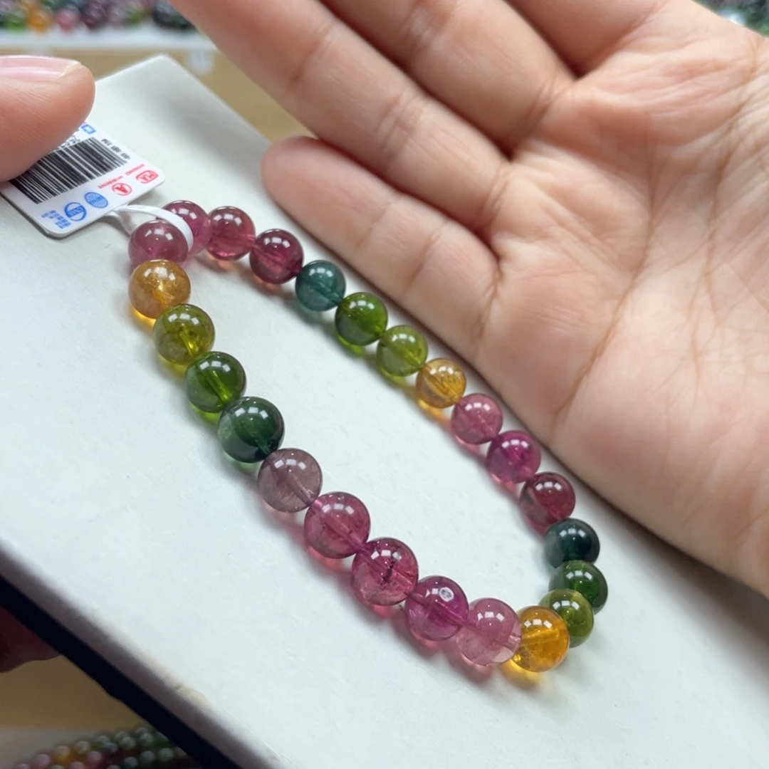 手串未镶嵌碧玺7.5mmmmmmmmmmmmm