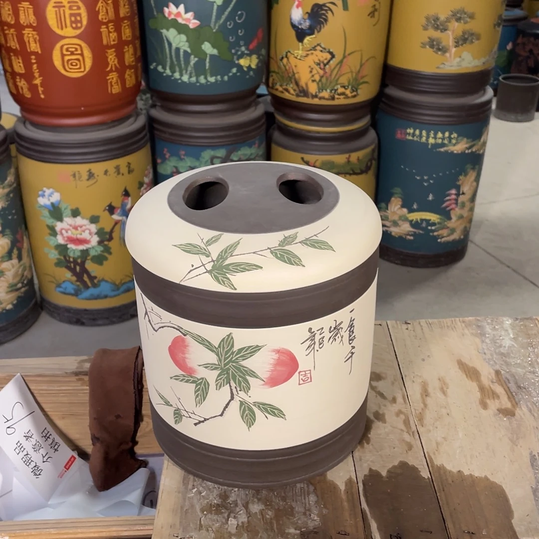 宜兴原矿紫砂茶叶罐