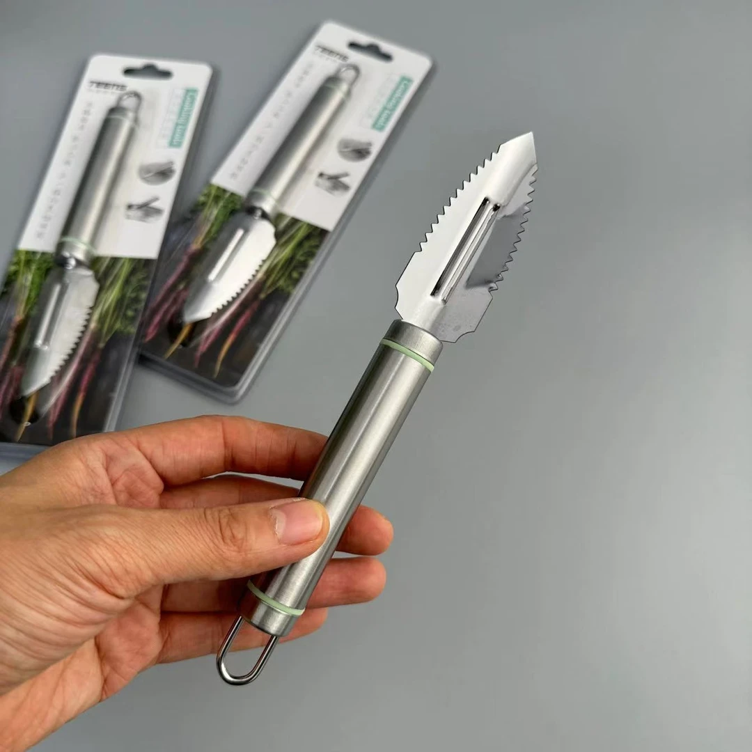 家居好用带储存槽厨房家用水果削皮刀土豆去皮瓜果刨皮神器O81