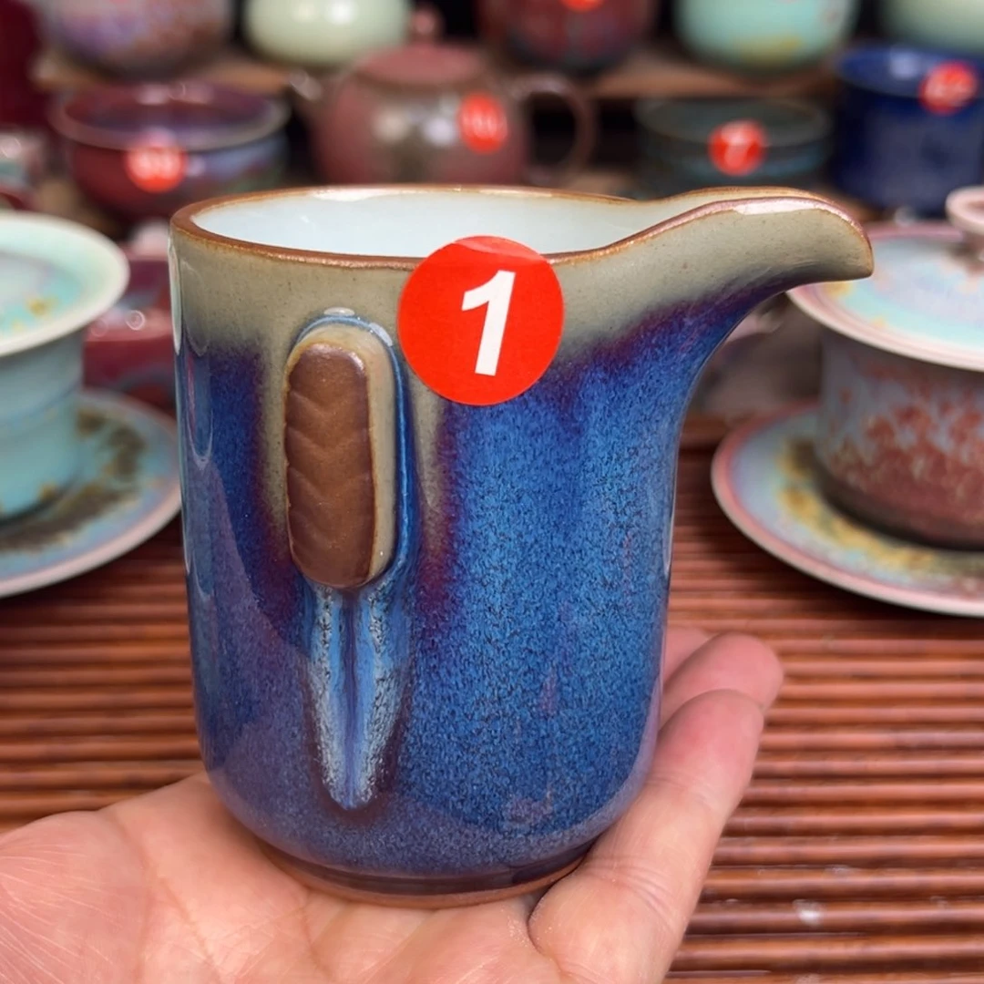 手工制作钧窑茶器