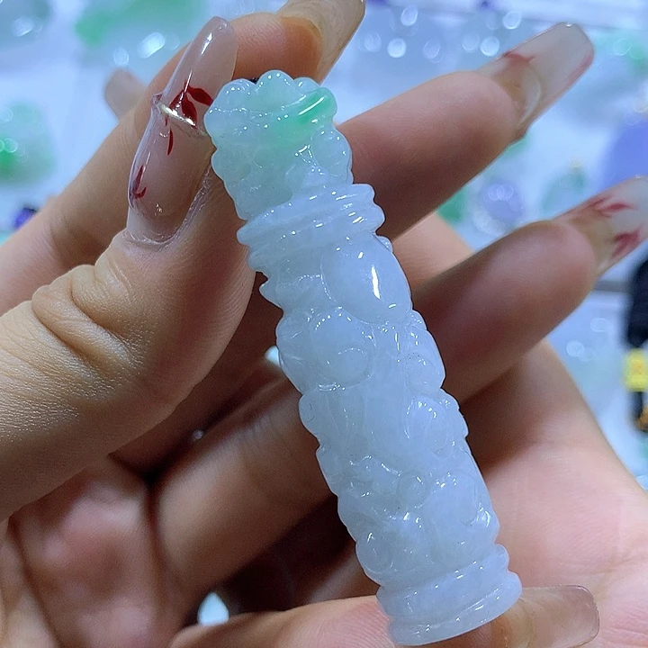 翡翠未镶嵌颈饰天然翡翠A货吊坠