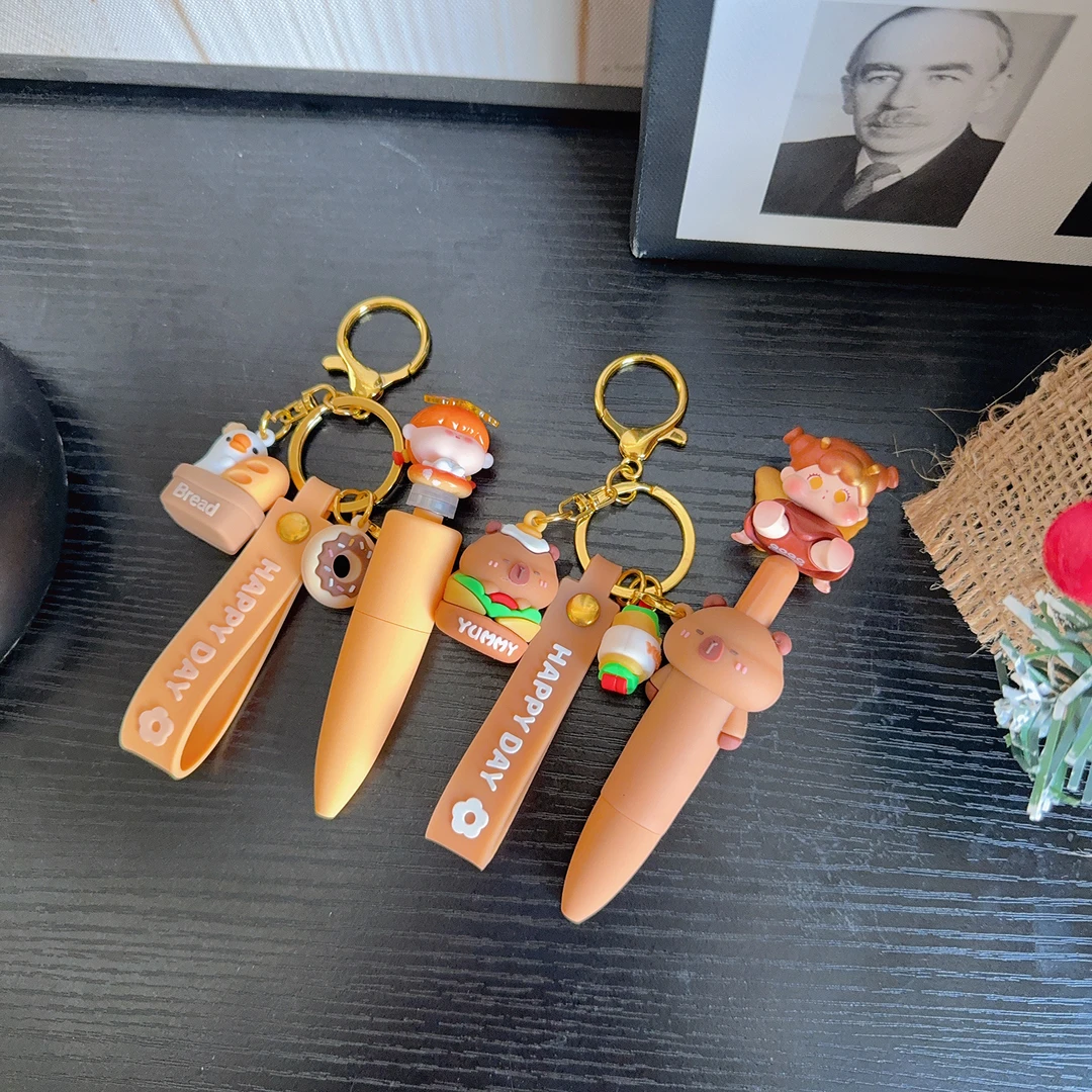 (萌粒笔挂件)奶油胶手工diy创意手作摆件