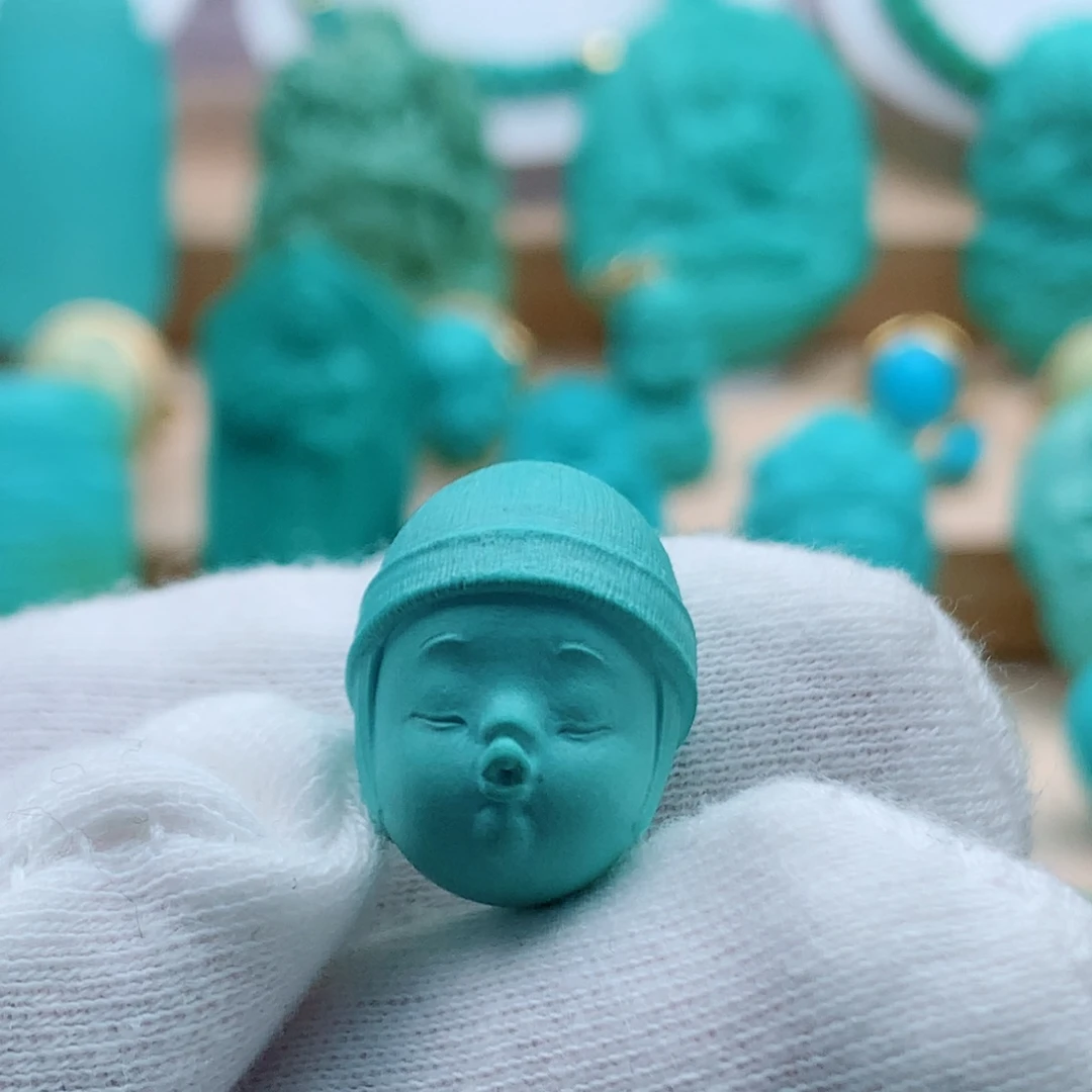 未镶嵌绿松石童趣