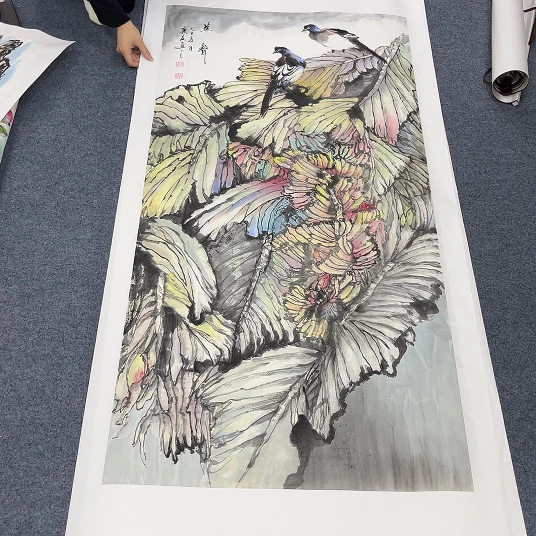 国画作品全场放漏