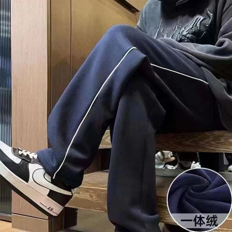 8107JLBB卫裤一体绒时尚校裤