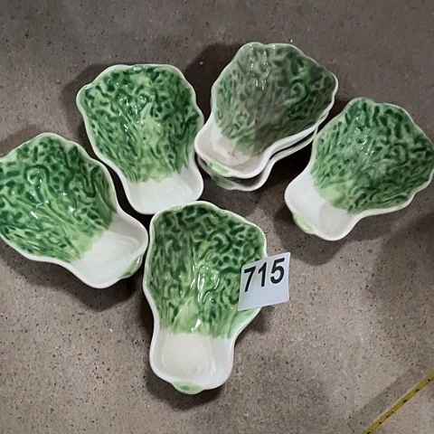 微瑕，不能明火，6个白菜碟，715
