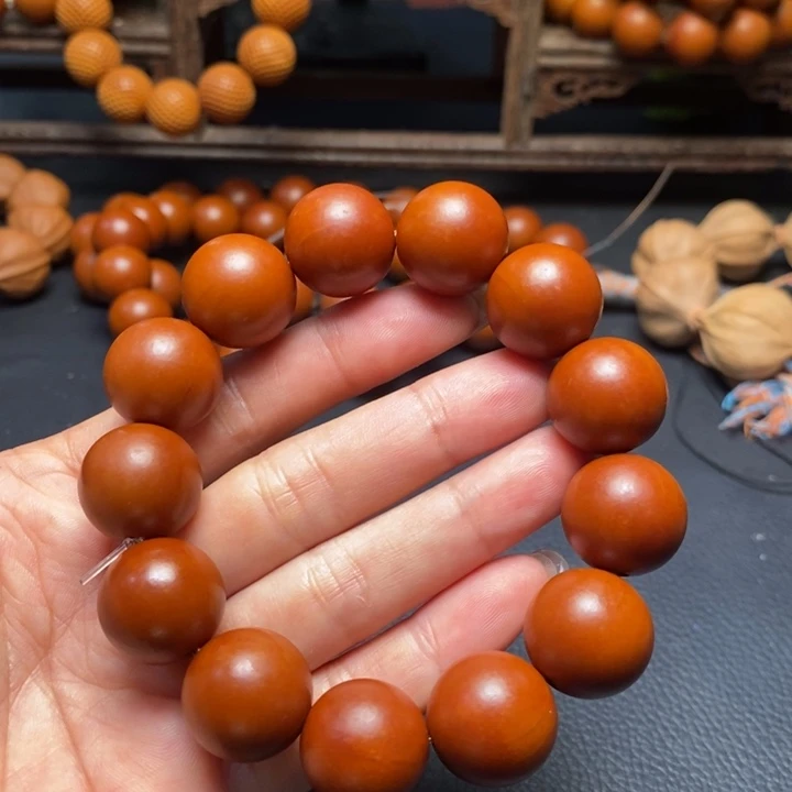 橄榄核手串1.75尺寸树王光珠全品
