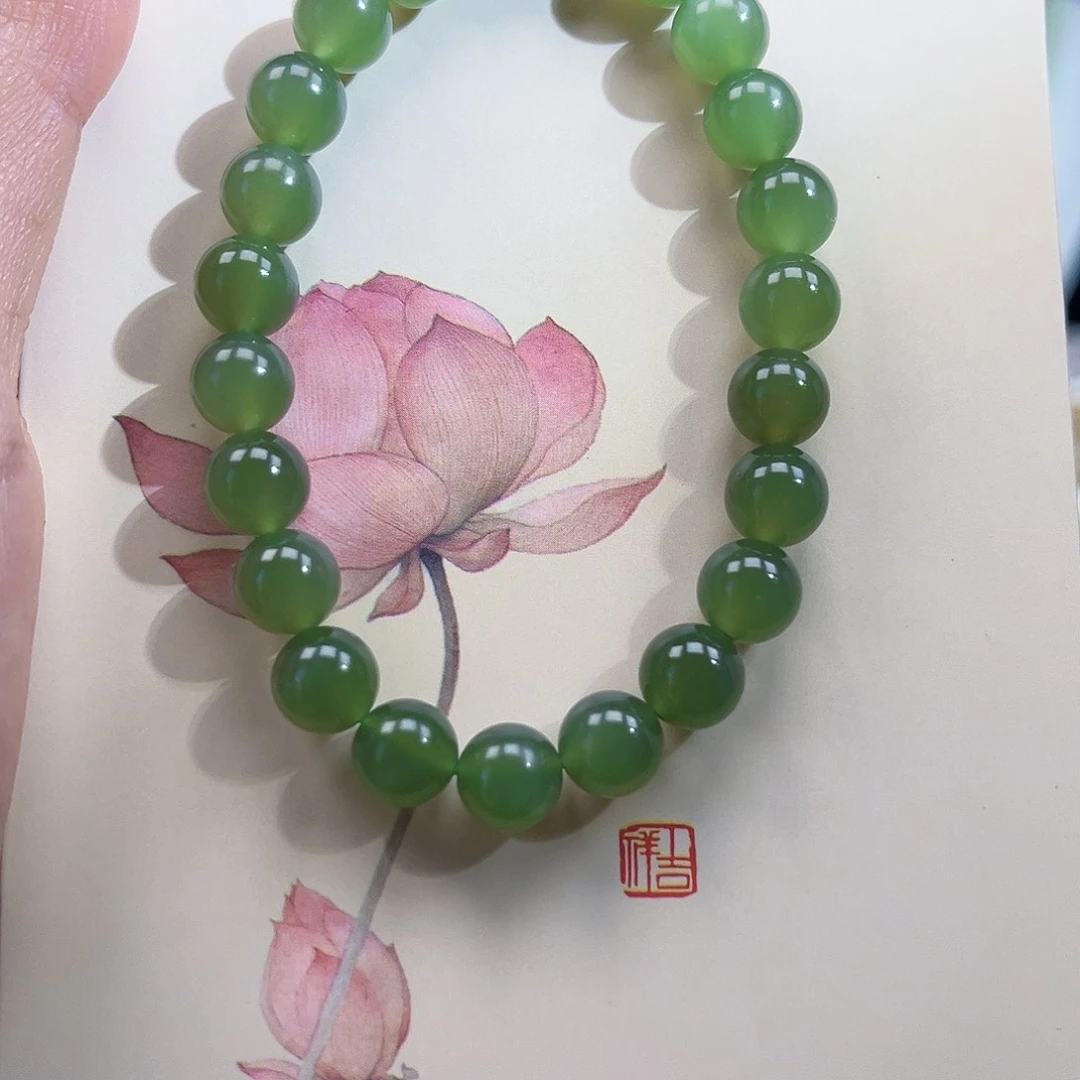 和田玉未镶嵌手串