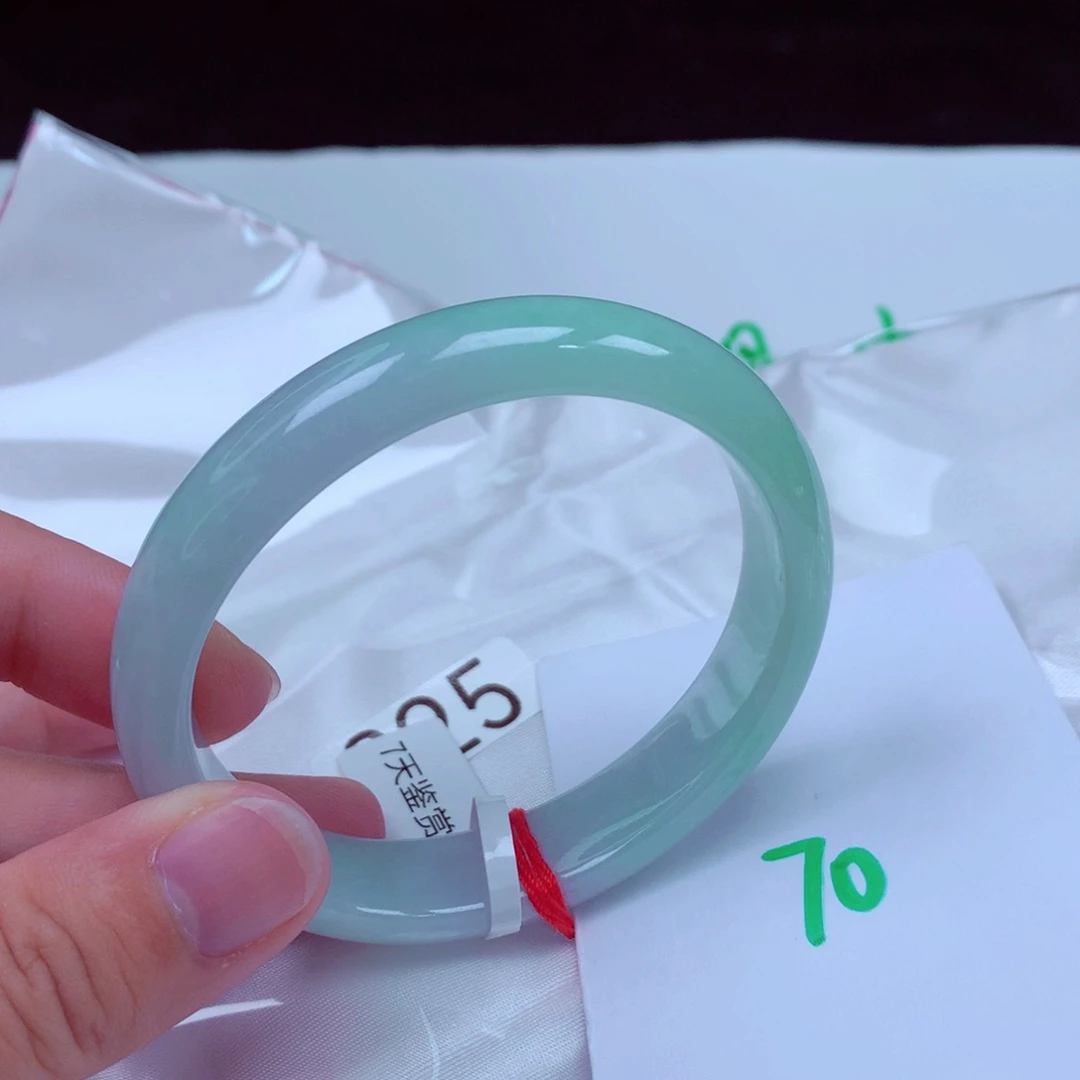 未镶嵌手镯翡翠缅甸天然A货翡翠手镯57.2贵妃