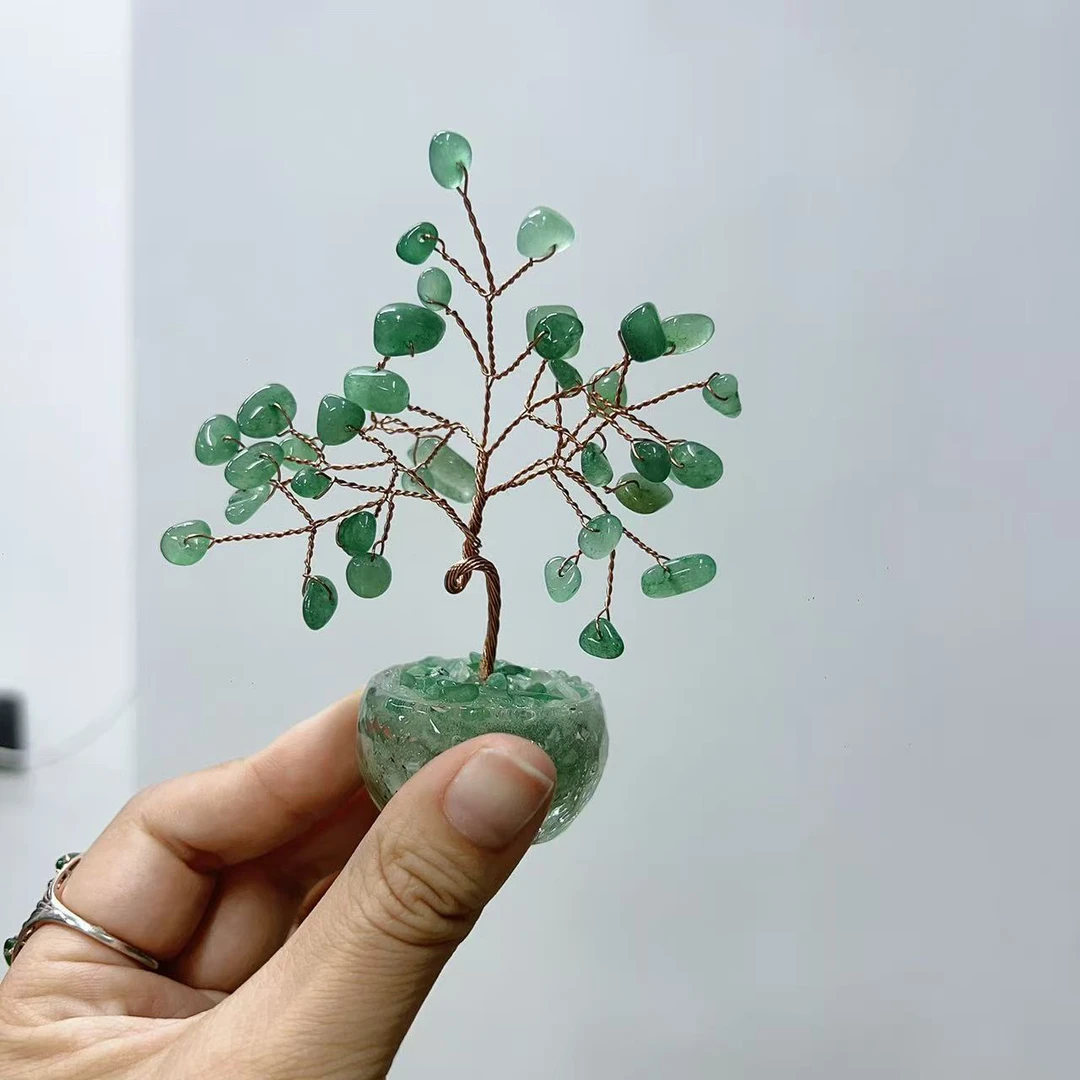 彩色水晶树小摆件（多样性发其一）