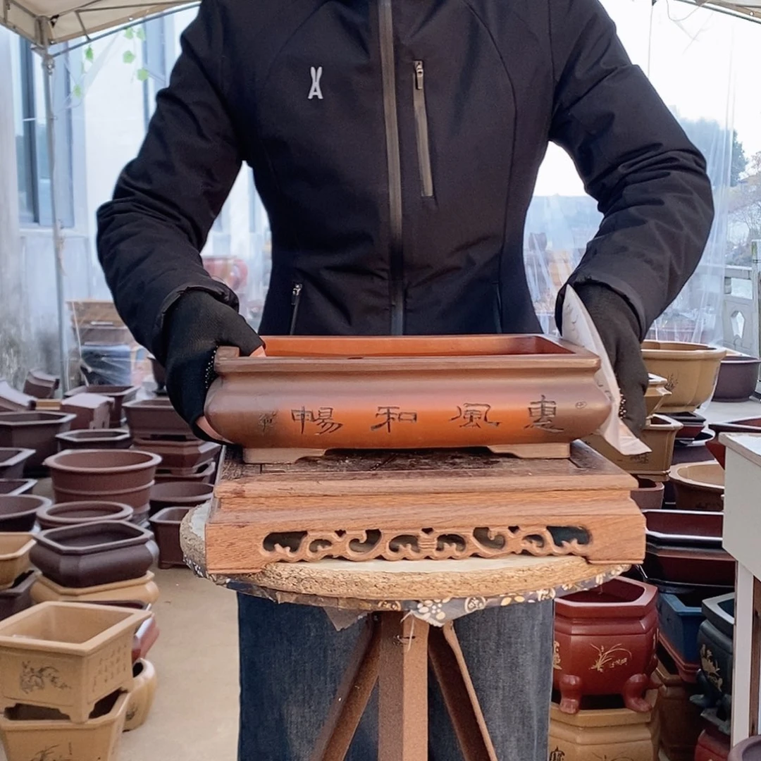 紫砂花盆紫砂花盆