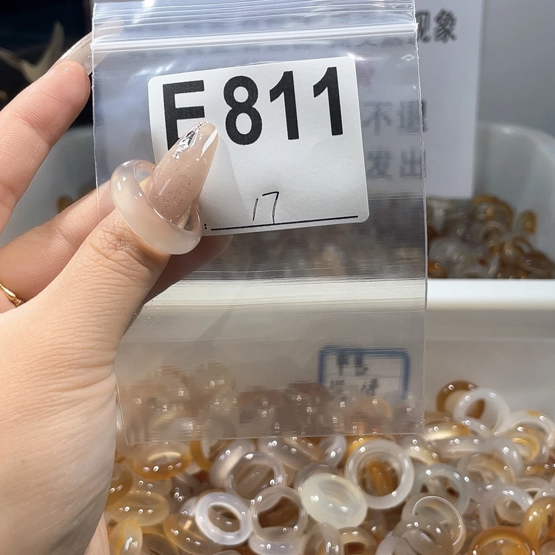 玛瑙/玉髓戒指合金811