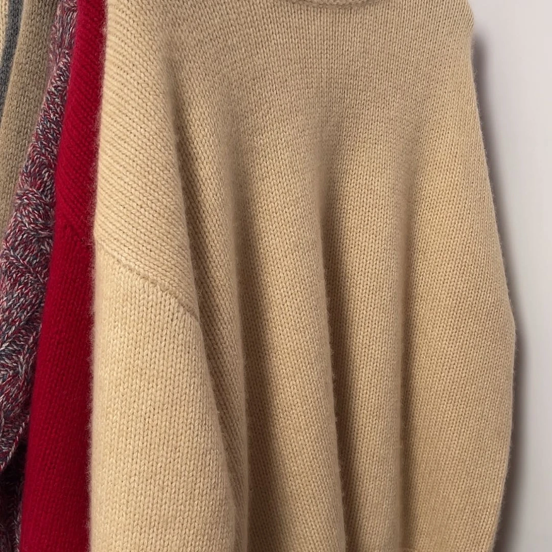 圆领 加厚 羊绒衫