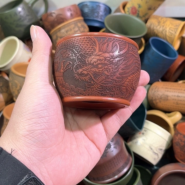 茶杯紫砂全手工紫砂主人杯