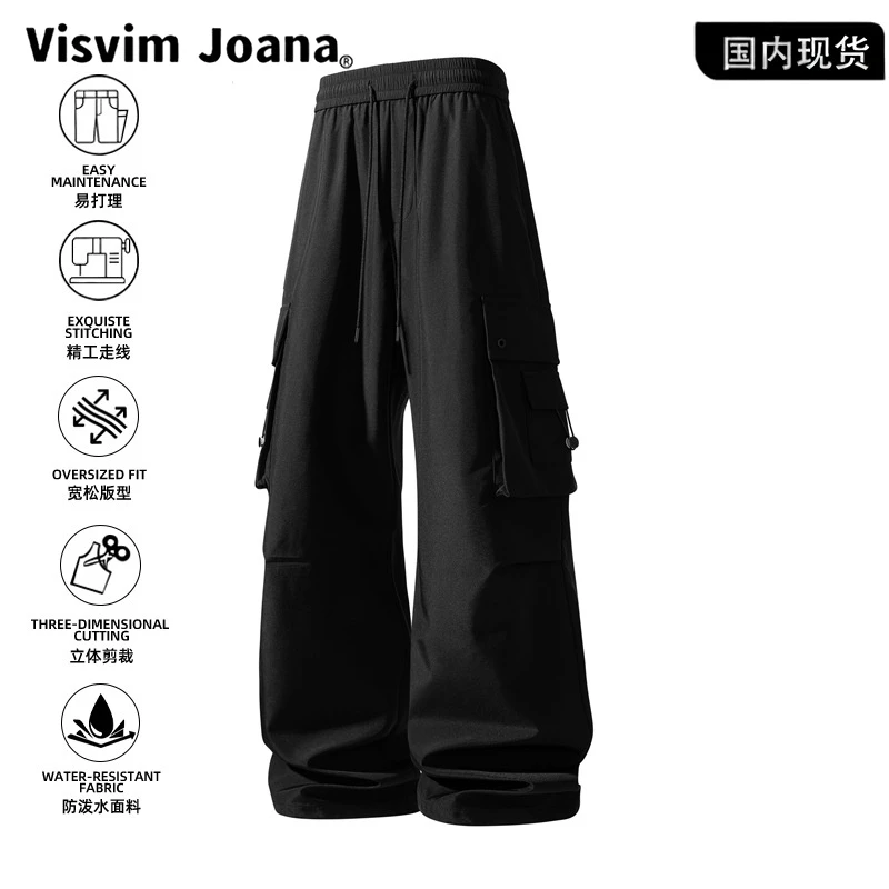 【品牌现货撤柜】美式拖地工装裤男士春秋季情侣户外休闲运动直筒裤