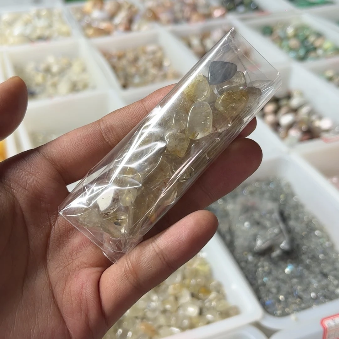 水晶发晶碎石39克未镶嵌