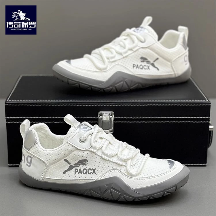 传奇保罗男鞋轻便透气软底潮鞋时尚百搭舒适潮流防滑休闲运动潮鞋