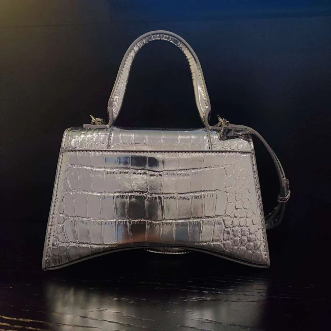 COCO DICV2025新款高端定制时尚女包 手提沙 银色