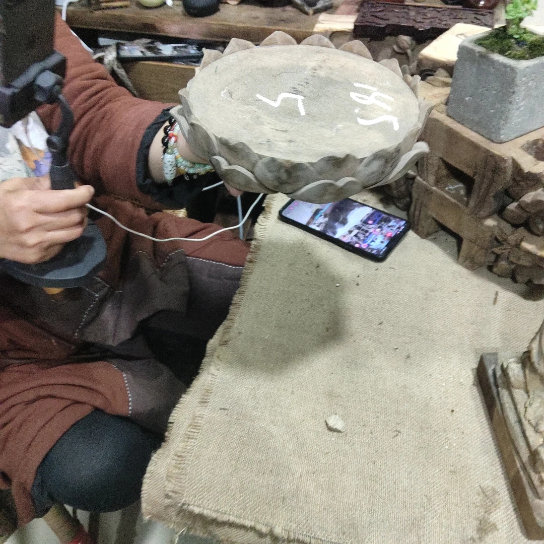 老物件老木雕老花板