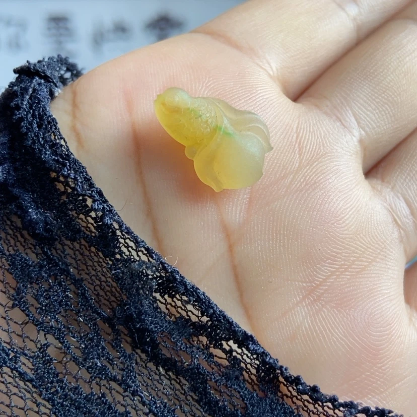 【闪购商品】未镶嵌定制翡翠金鱼