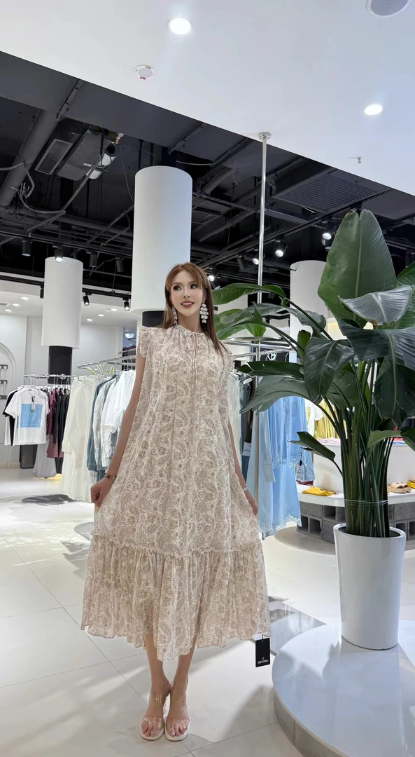 GIFLONA 腰果花宽松版连衣裙 孕妇可穿