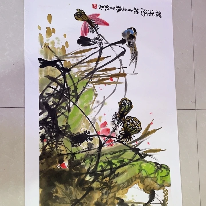 国画张圣敏先生纯手绘作品