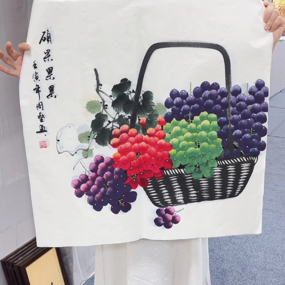 国画宣纸国画纯手绘作品