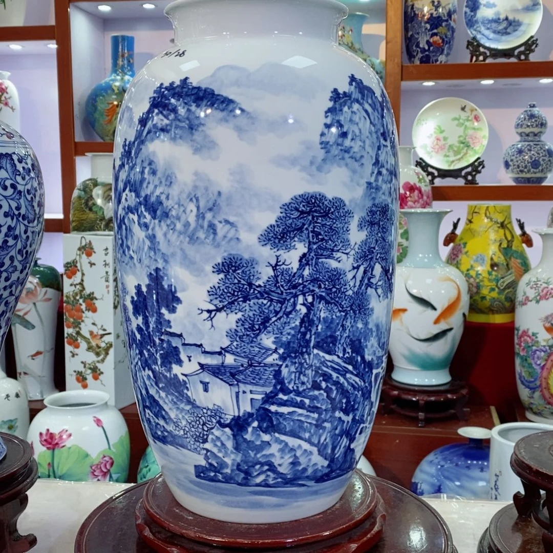 瓶景德镇陶瓷手绘